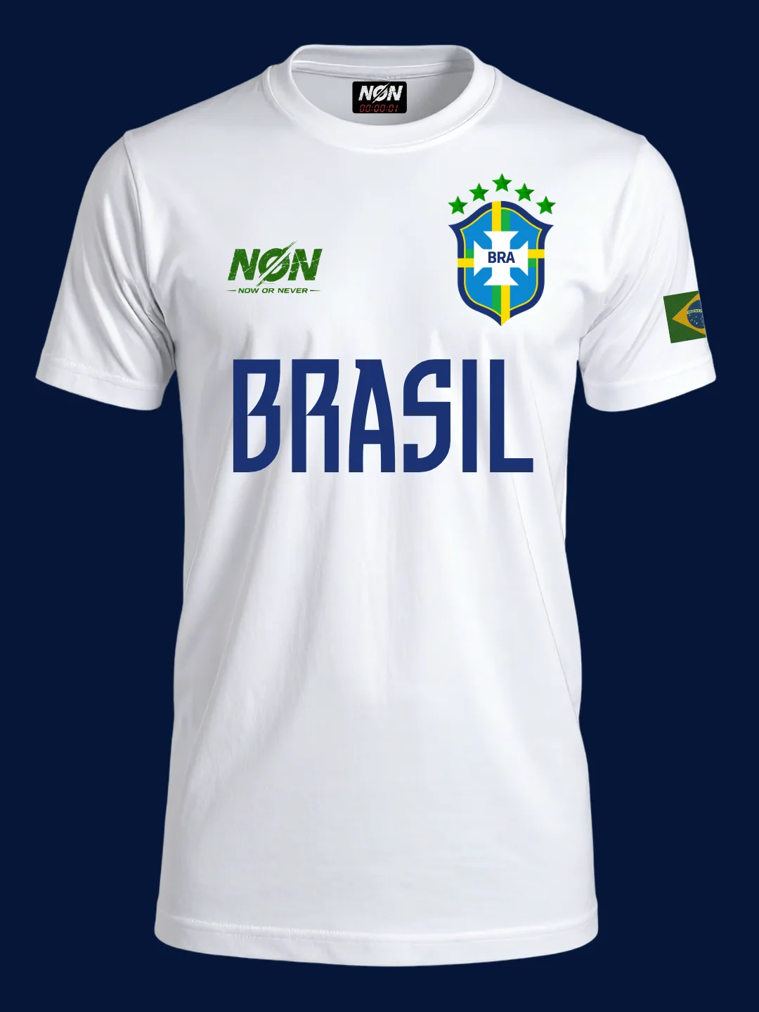 Camisa Branca Luiz Inácio