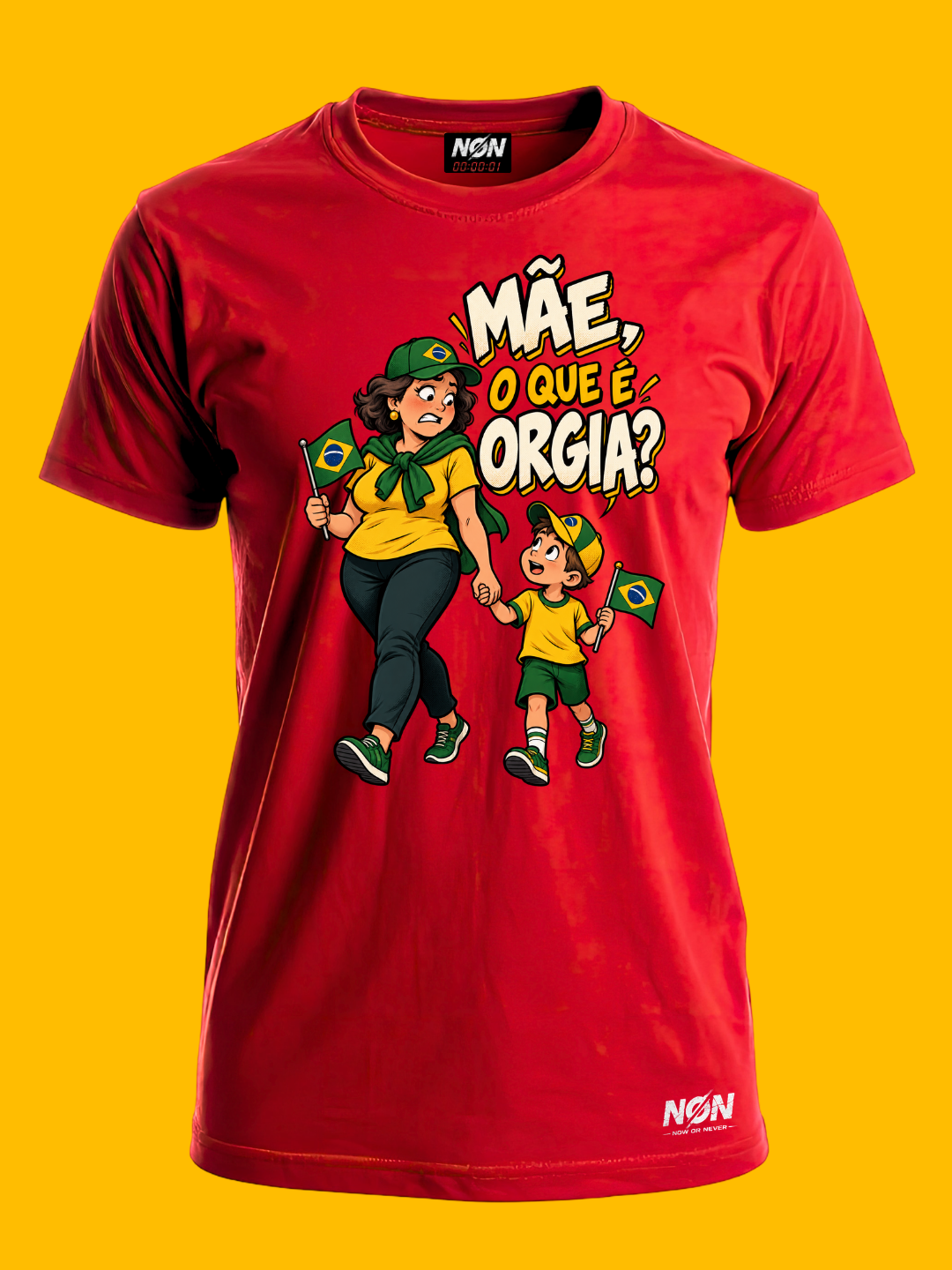 Mãe, o que é orgia?
