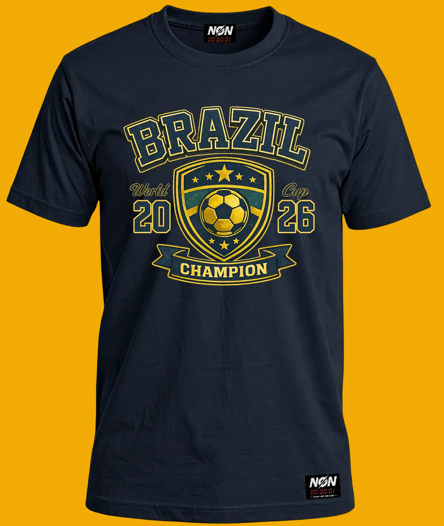Torcedor Brasil 2026 Vintage