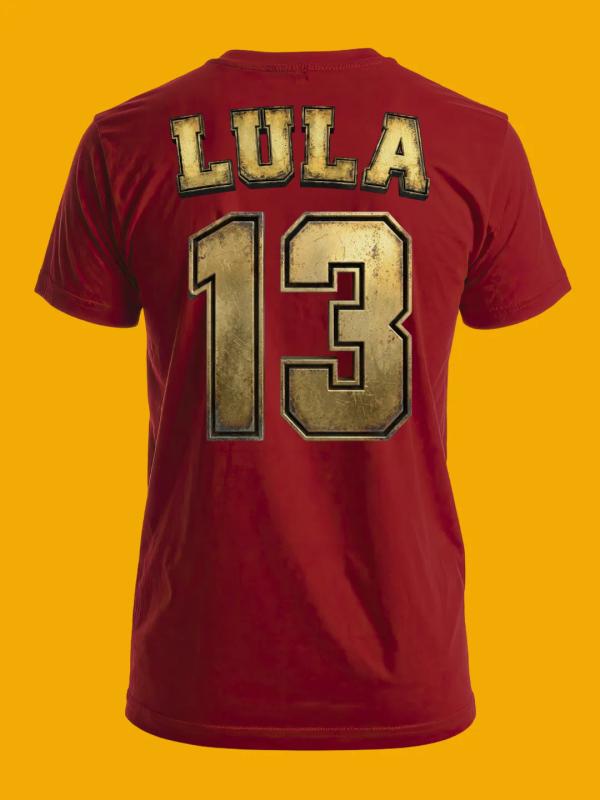 Lula 13 Reeleição — costas